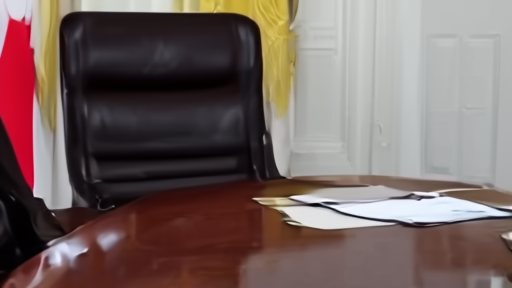 Islamabad Prime Minister House meeting room with empty chairs, Pakistan and Iran flags at the back, briefing folders on the polished table