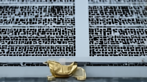 Data-center racks with a penny and warrant certificate in the foreground