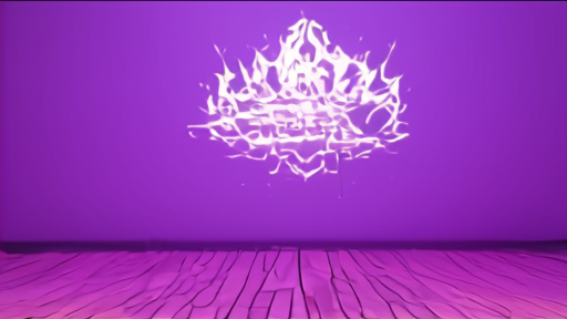 Small club stage with a microphone and chart crown projected on the wall