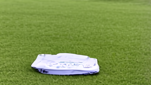 Empty golf fairway with a sovereign wealth fund briefing book on a tee marker