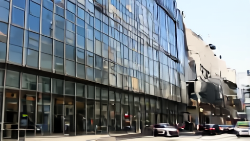 The ABC News headquarters building exterior in New York City on a clear day