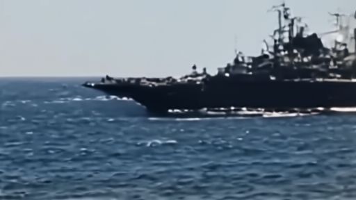 A European naval frigate at sea in the Gulf of Aden.