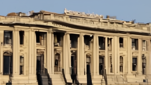 Eisenhower Executive Office Building exterior under flat afternoon light with limestone facade and ironwork balconies.