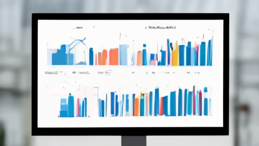 An analyst's monitor in tight crop showing the Hamilton Project's labor tracker dashboard, chart axes legible, no figures in frame.