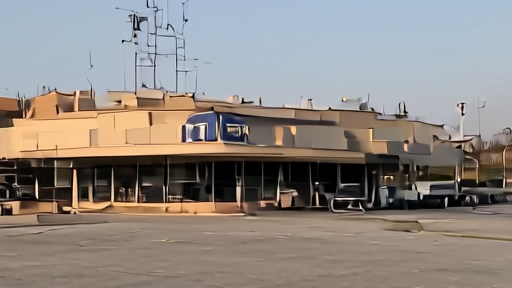 Exterior of an ABC-owned local television station with the network logo above the entrance under flat afternoon light.