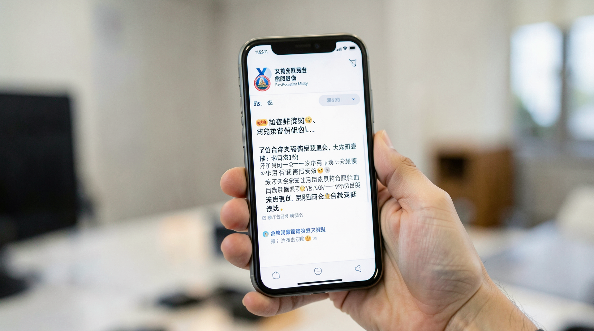 Smartphone screen showing the Mao Ning Chinese Foreign Ministry account on X with the Trump-Xi readout post visible, Taiwan as the lead line.