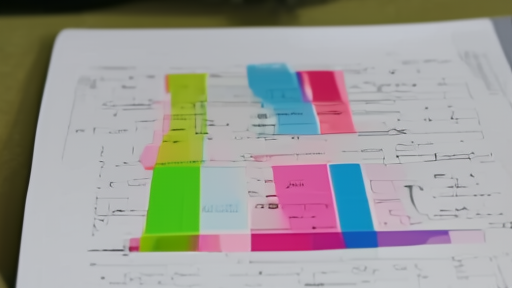 Oncology trial flowchart beside a patient intake clipboard on a clinic desk.