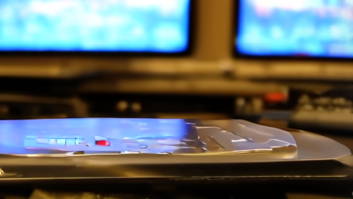 A Eurovision voting console under a transparent rulebook in a broadcast control room
