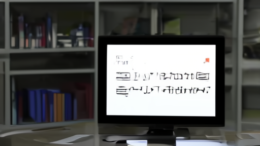 Studio library shelves beside an earnings-call screen and a Housemaid clapperboard