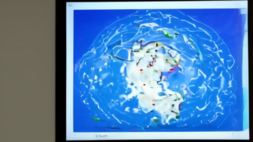 A hurricane center forecast map displayed in a quiet operations room