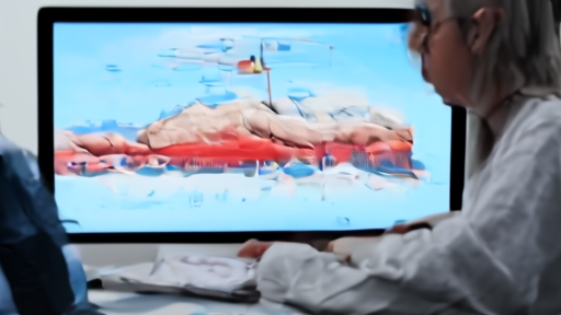 Maritime compliance officer reviewing vessel paperwork beside a Strait of Hormuz chart