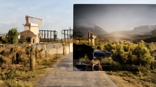 Film studio gate and dim streaming screen joined by financial paperwork