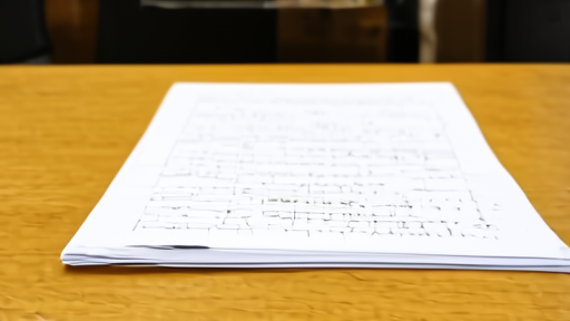A courthouse calendar lies on a table between two empty counsel chairs