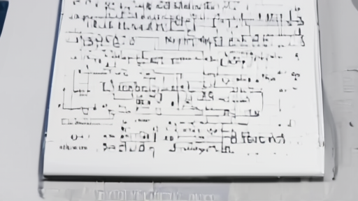 Intel fabrication plant exterior with a government briefing binder and stock chart