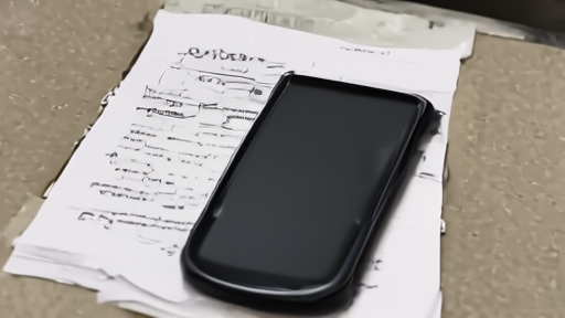 Mobile phone next to a customer-onboarding form with identification documents