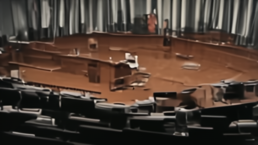 U.S. Senate floor with a half-empty Republican side during a procedural vote