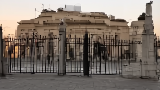 The Bangladesh Supreme Court complex at dusk, the High Court Division building visible behind iron gates