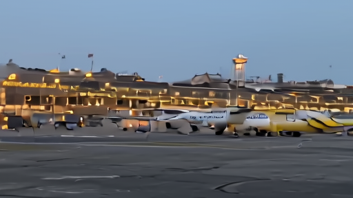 A Gol Boeing 737 taxis at São Paulo's Guarulhos airport at dusk as a fuel truck pulls away from the apron