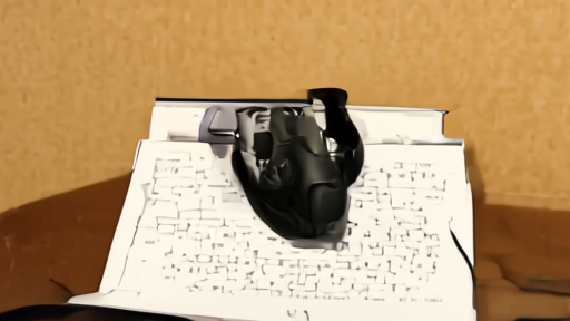 A vacant voice-over recording booth with a script on the stand and headphones resting on the table
