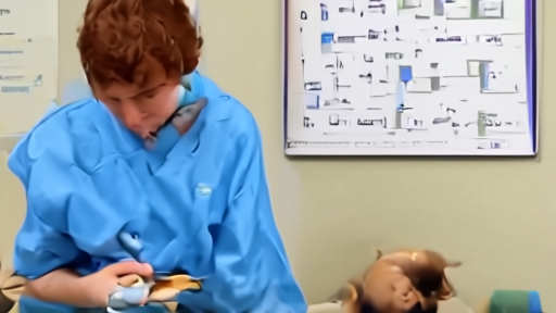 A pediatric nurse at a South Carolina county clinic prepares an MMR vaccine, a wall chart of the recommended childhood schedule behind her.