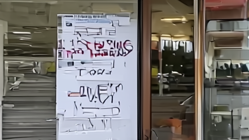 A Texas Republican runoff early-voting polling place on Sunday evening with the front door closed, a sample ballot taped inside the window listing Cornyn and Paxton.