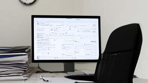 An FCC docket page open on a desk monitor beside a wall clock reading three days to deadline.