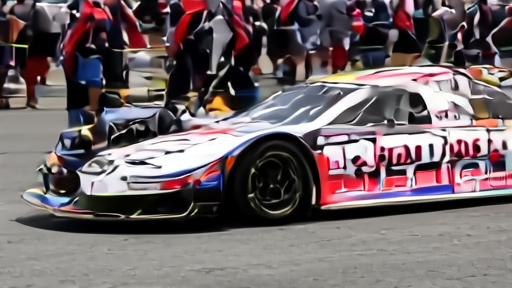 The No. 18 livery on a Dale Coyne Racing Honda before the race, the font lifted from Joe Gibbs Racing's NASCAR colors.