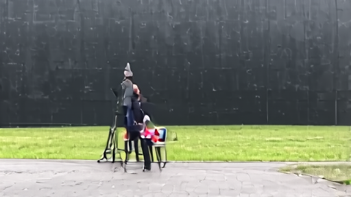 A volunteer at a microphone in front of the black granite Vietnam Veterans Memorial wall on Monday afternoon, a clipboard of names in hand, a small audience in folding chairs nearby.