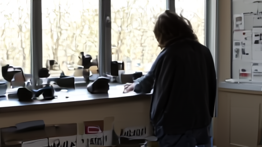 A West Virginia harm-reduction clinic interior, a nurse at a counter handing naloxone kits to a visitor, daylight from front windows.