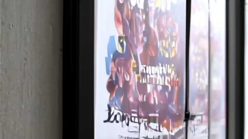 A movie-poster wall outside Sony Pictures Classics' New York office with the Bitter Christmas one-sheet in the lower row.