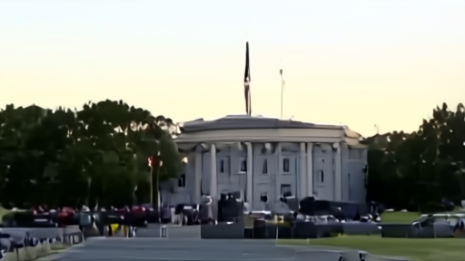 Vice President Vance at a White House podium with reporters in the press pen and a US flag in background
