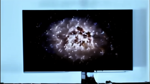 Researcher comparing Hubble and Webb images of star-forming regions