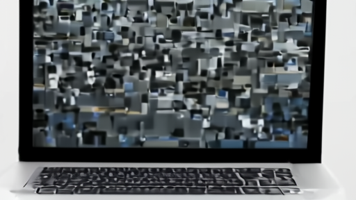 Reporter reviewing a printed prospectus beside a laptop showing data-center racks