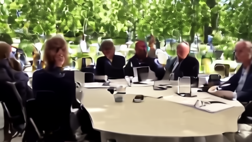 University executives seated around a conference table with athlete pay papers