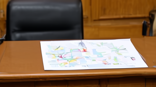 State Department podium with South Caucasus map folders on a side table