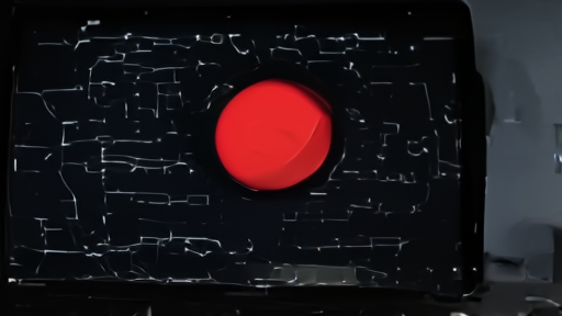 A red lensed galaxy image beside a spectrograph map in an observatory control room