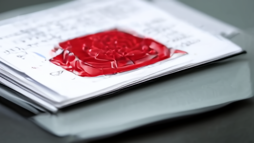Wafer-scale chip under inspection beside IPO filing pages