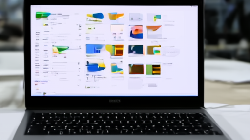 Developer laptop with terminal panes and task cards