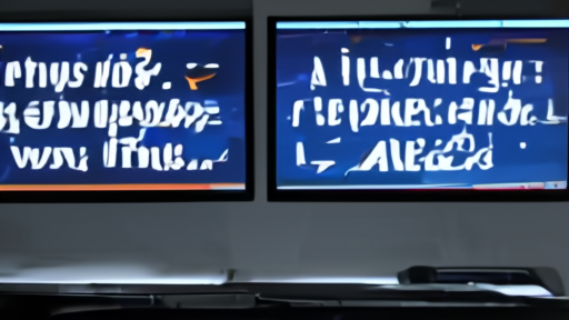 NASCAR broadcast room monitors show two ratings readouts