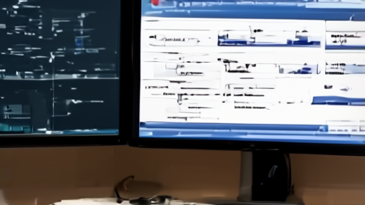 Developer workstation with Windows security prompts and a locked network diagram on a second monitor