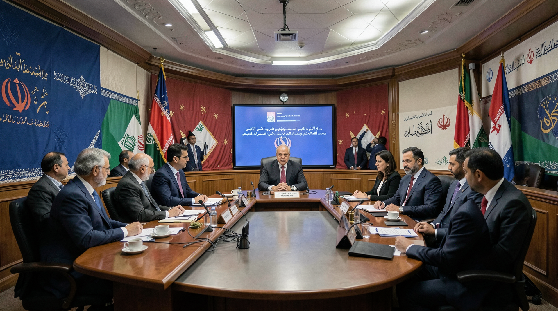 Documentary scene representing lebanon is now in the iran deal room
