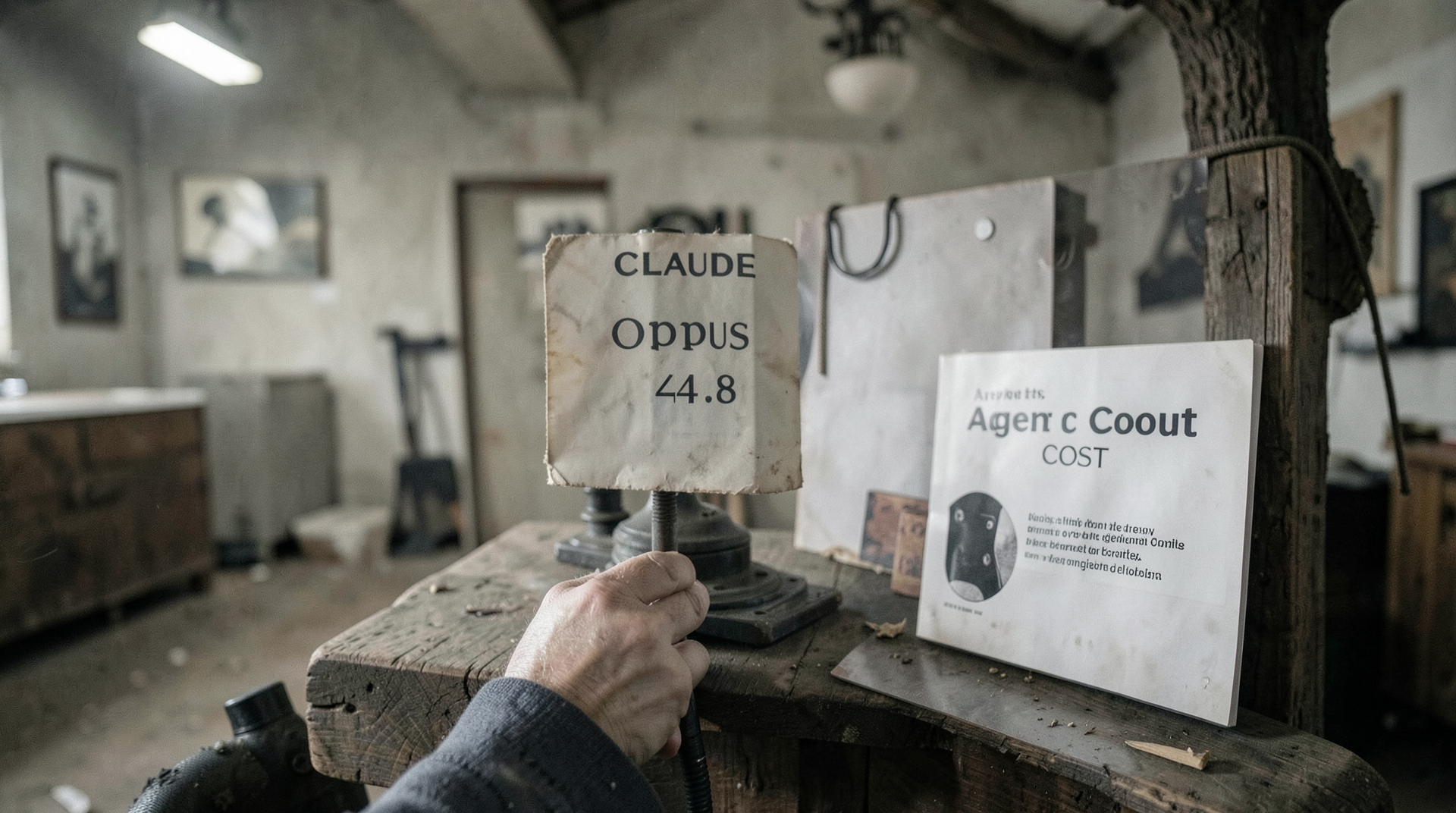 Documentary scene for Claude Opus 4.8 Makes Agent Cost A Product Claim