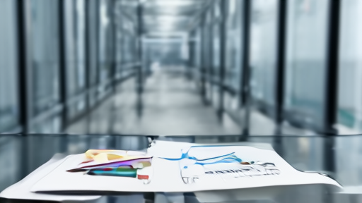 A data center reflected in a conference table with AI safety notes and investor binders
