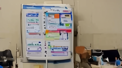 A Dhaka clinic refrigerator and paper vaccination logs beside waiting parents