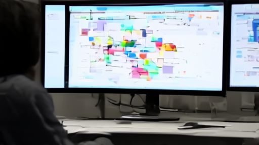 Engineers reviewing model-routing traffic across a compliance map