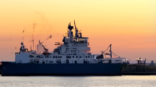Tankers waiting near a Gulf shipping lane at dusk