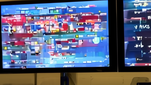 A NASCAR control room comparing two audience charts for the same race