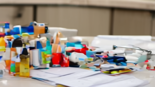 A family packing medicines, sunscreen, insect repellent, and masks beside travel documents