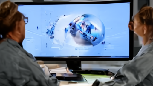 Enterprise engineers watching an AI agent execute browser and coding tasks on large monitors