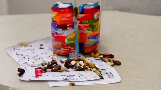 Supplement bottles on a counter beside a printed recall notice